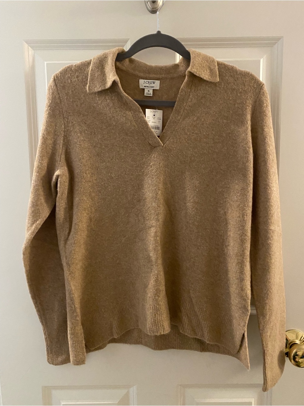 J.Crew extra soft Collared V-Neck Sweater